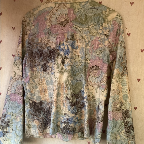 Jacket.  Multi pastel colors - Picture 2 of 2